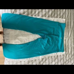 Lululemon WunderUnder Turquoise-SpryBlue Leggings
